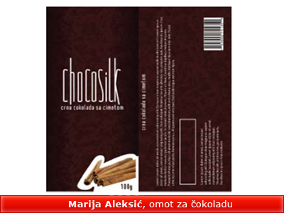 Marija aleksic, omot za cokoladu