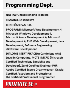 Programming Department