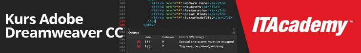 Kurs Adobe Dreamweaver CC