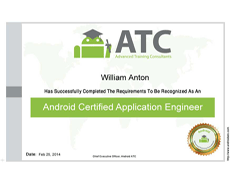 Android Certified Application Engineer