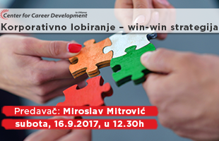 Besplatni seminari: Korporativno lobiranje – win-win strategija