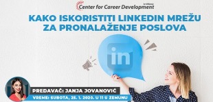 Informacije o vremenu i mestu održavanja seminara Kako iskoristiti potencijale Linkedin mreže