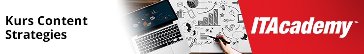 Kurs Content Strategies Kurs Content Strategies - Otvoren laptop i ženska ruka sa hemijskom